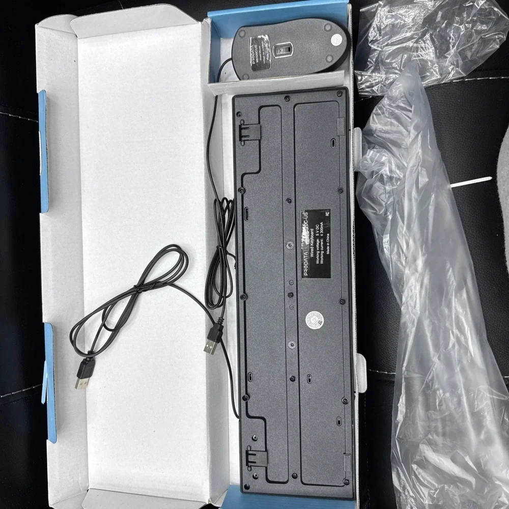 ProData USB Wired Keyboard and Mouse Combo MK520C-US
